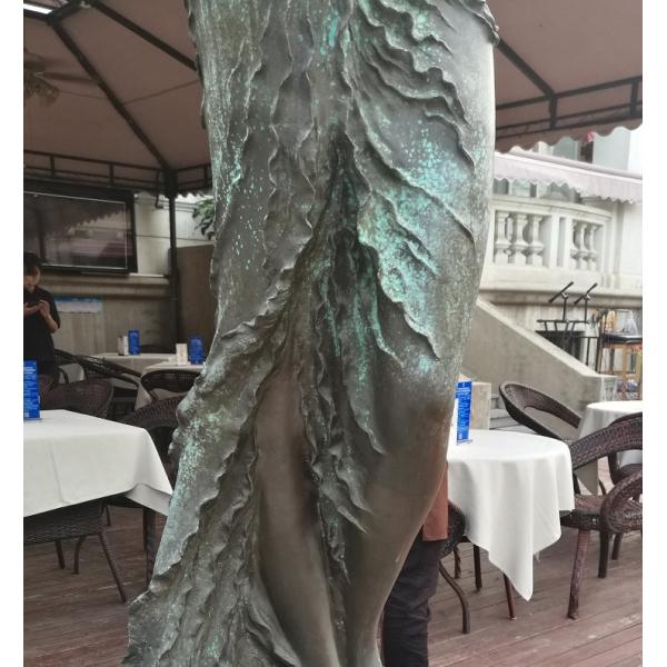 Outdoor garden beautiful grace girl bronze sculpture ,customized bronze statues, China sculpture supplier