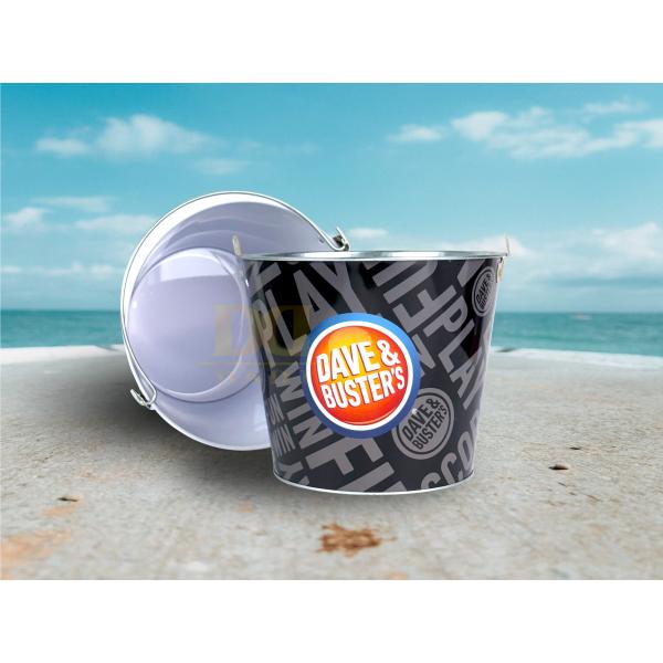 DADI 170 Oz 5L 10L Engraved Metal Ice Bucket Reusable Round Personalized Wine Bucket