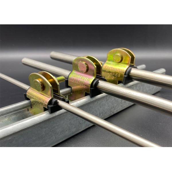 Custom Size Zinc Plated Steel tpe Rubber Cushion Clamp