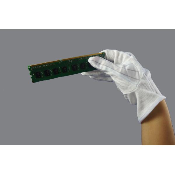 Anti Static Cotton ESD Hand Gloves For Electronics Safety Inspection