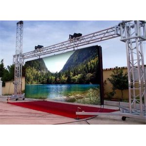 China 32*32 Super Slim SMD3535 Outdoor Led Display Screen With Pixel Pitch 6mm wholesale