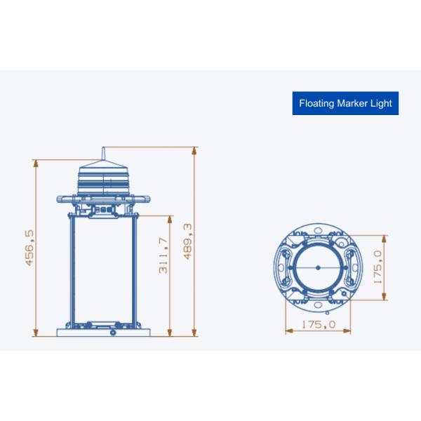 Custom Solar Marine Lanterns Solar Powered Boat Navigation Lights With AIS