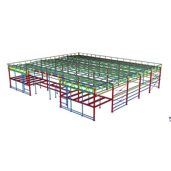 Custom Steel Structure Prefab Metal Warehouse For Commercial Industrial Storage