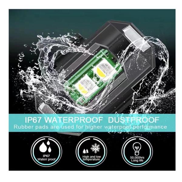 Motorcycle flash aircraft light magnetic suction drone warning light locomotive flash