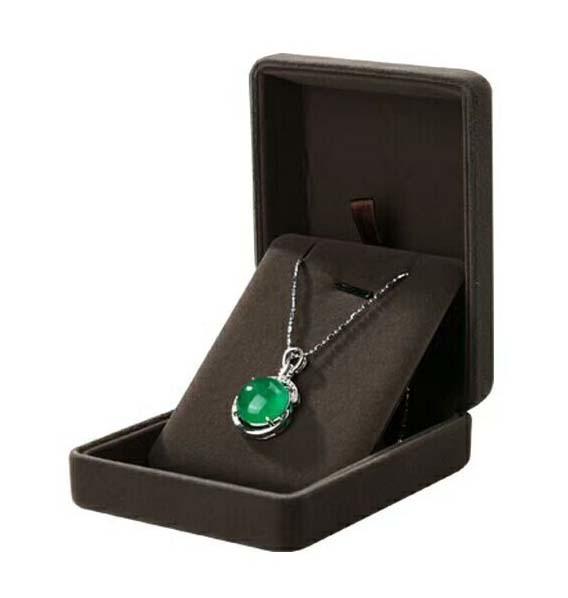 Quality Brown Printing Jewelry Velvet Box Elegant Design For Ring / Bangle Gift Storage for sale