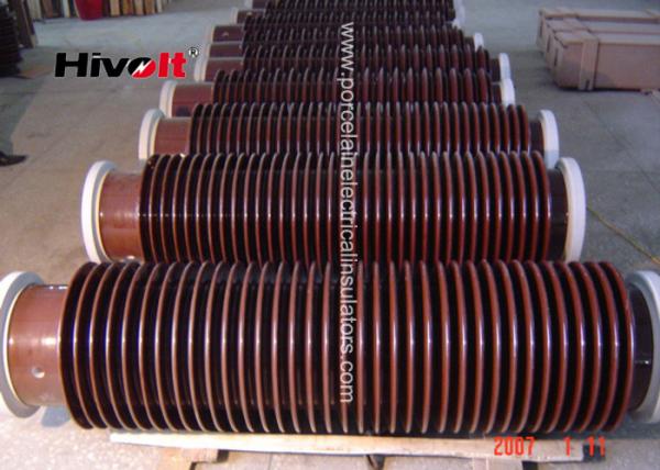 Quality 132KV Oil Type Transformers Hollow Core Insulator Without Flange 4700mm Creepage Distance for sale