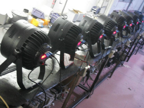120x3w LED Par Light 64 RGBW DMX LED Wash Par , LED Can Stage Lighting for Disco