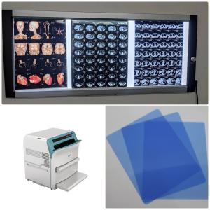 China 20x25cm Blue Transparent PET Thermal Medical Dry Film For Fuji Printer wholesale
