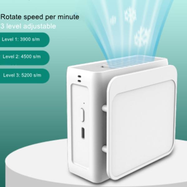 Portable Waist Fan Hands Free Hanging On Neck Rechargeable For Fishing