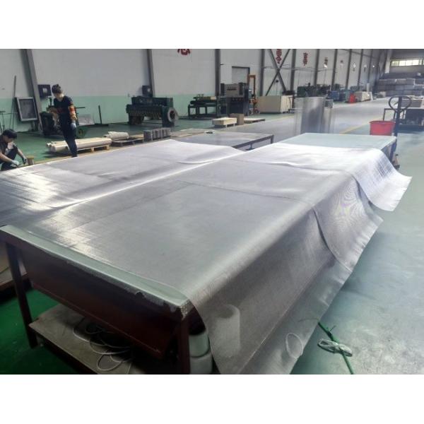 Stainless Steel Woven Wire Mesh Screen with Square and Rectangular Holes for Galvanized Industrial Filtration