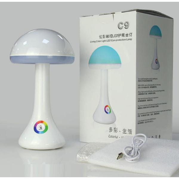 Rechargeable Atmosphere Rgb Led Desk Lamp Portable Type With Mood Light