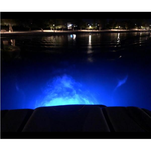 27W Drain Plug Green RGB Led Marine Underwater Lights 316L Stainless Steel