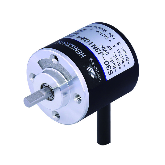 Incremenal 2500 Ppr Miniature Rotary Encoder Solid Shaft 4mm Differential Output