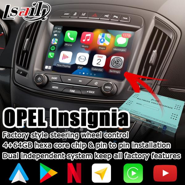 Quality Android 9.0 Carplay android auto Box For Opel Vauxhall Insignia Buick Regal video interface for sale