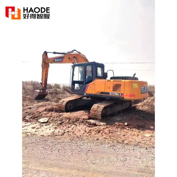 Top Hydraulic Valve Used 21.9 Tons Sany SY215c-g Crawler Excavator in Good Condition