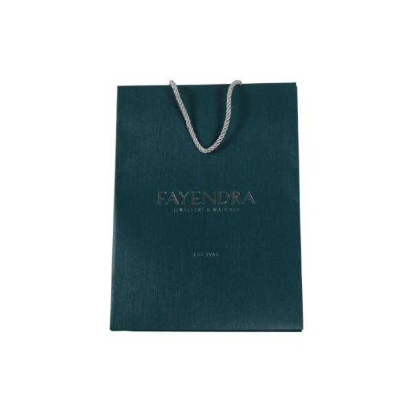 OEM ODM Paper Shopping Bags With Handles Embossing Debossing