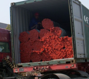 Q195 4" Rigid Steel Conduit Hot Dip Galvanized Finish UL Listed