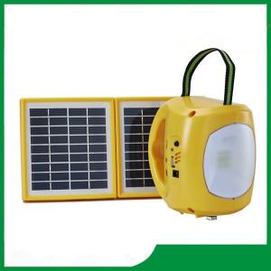 China Solar camping Led light ABS ultra bright rechargeable solar lantern with phone charger, MP3, radio wholesale