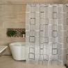 Eco Friendly PEVA Stylish Waterproof Shower Curtain Custom Printing Acceptable for sale