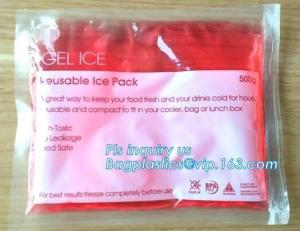 China on-toxic plastic material gel ice pack, Refrigerated cooler bags, ice eutectic gel bag for fresh food and beverage, GEL wholesale