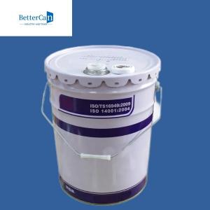 China Anti Rust Metal Paint Bucket 15L 20L White Bucket With Lid wholesale