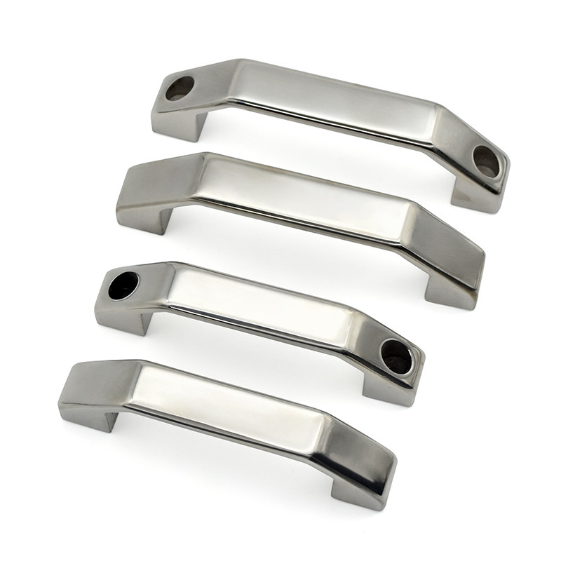 China Stainless Steel Handle U Shaped Cabinet Pull External Hole / Internal Thread Handle wholesale