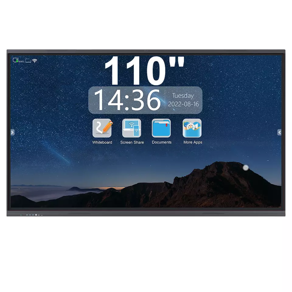 110 Inch School Smart White Board Interactive Flat Panel
