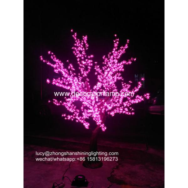 artificial lighted trees