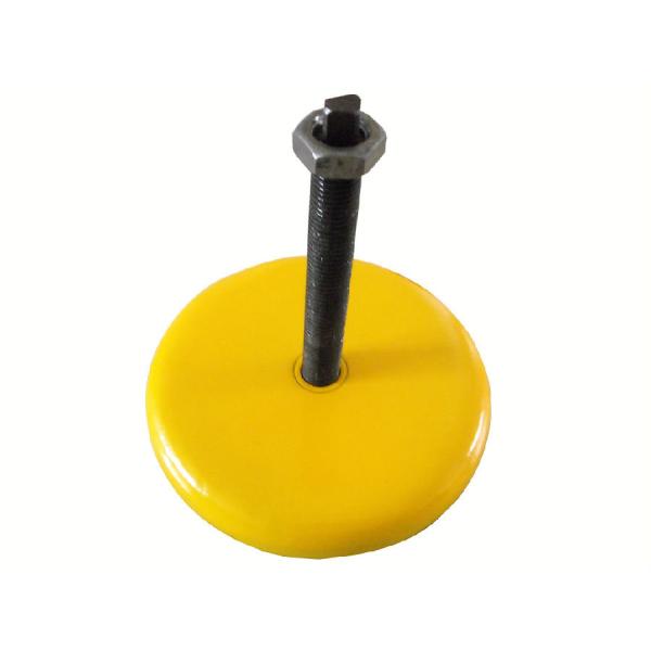 China Yellow Iron Anti Vibration Leveling Pads Machine Mount Adjustable wholesale