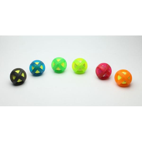 Color Mix Durable TPR Dog Toy Large Plastic Toy Balls ODM Services