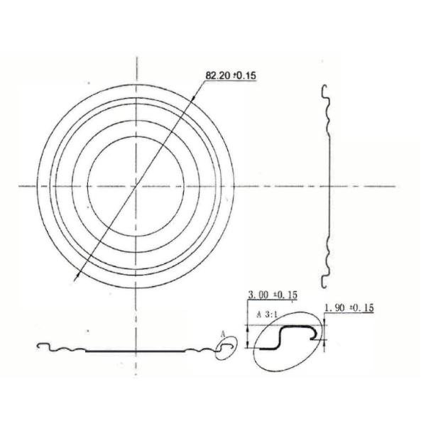 TFS SPTE Tinplate Food Tinplate 307D bottom ends 83mm tin cover