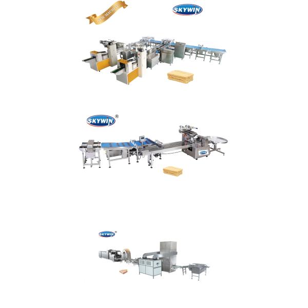 Multifunctional 100~200bags/Min Full Wafer Packaging Machine Automatic Packing Line