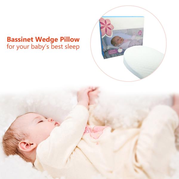 OEM Washable Adjustable Baby Wedge Shaped Pillow , Body Foam Wedge Cushion