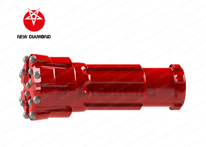 127 - 133mm Diameter Dth Hammer Button Bits High Wear Resistant For Guardrail