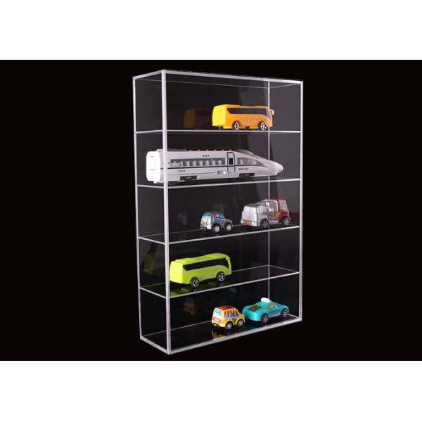 5 Layer Clear Acrylic Display Stands Airplane Cars Model Storage Rack Customised