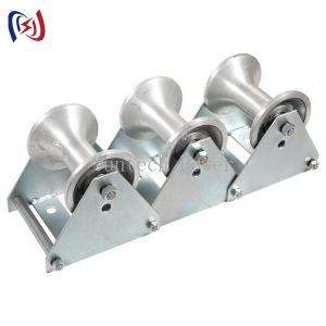 China 10kN Linear Angular Cable Roller Underground Cable Pulling Tools wholesale