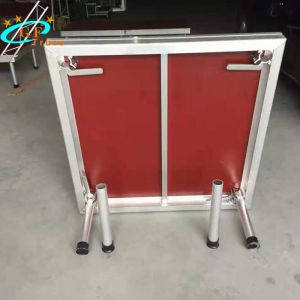 China Aluminum 8.5cm frame platform folding table dj Mobile Rental Stage for Events wholesale