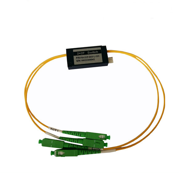 2x2 Channel SM MM Fiber Mechanical Optical Switch