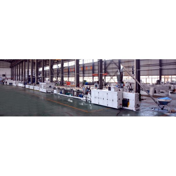 16-32mm Four Strands PVC Conduit Pipe Production Line With 10 Cavities Belling Machine And Automatic Packaging Machine