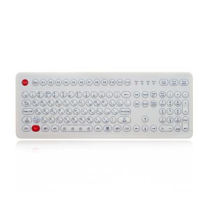 China Ip68 Washable Waterproof Membrane Keyboard Russia Layout With Metal Dome Pcb on sale