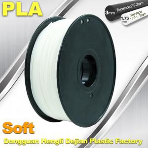 China Soft PLA Filament, 3D Printer filament.1.75 / 3.0mm,DEJIAN Factory wholesale