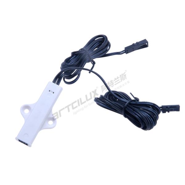 Plastic Electronic IR Sensor Light Switch DC 12V For Cabinets Wardrobes