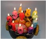 creative design number smokeless birthday candle handcraft candles birthday cake