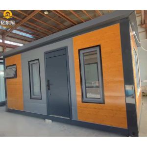 China Galvanized Steel Prefab Container House with EPS Sandwich Panels for 50+ Years Lifespan and High Durability on sale