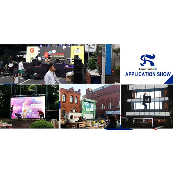 P2.98 500x500mm Smd Rgb LED Video Wall Display With Die Casting Cabinet