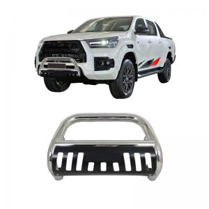 China Factory Selling 4x4 Truck Bull Bar Stainless Steel For Front Bumper Toyota Hilux Vigo Nissan Navara Ford Ranger on sale