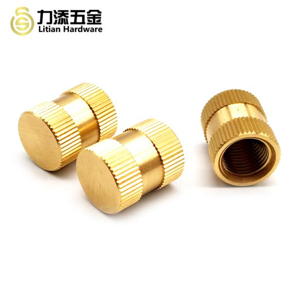 Brass Insert Precision CNC Machining Parts IFI-100 Standard M2-M20