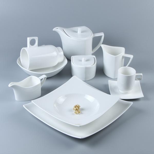 OEM ODM Slow Heat Transfer Triangle Ceramic Bowl Set