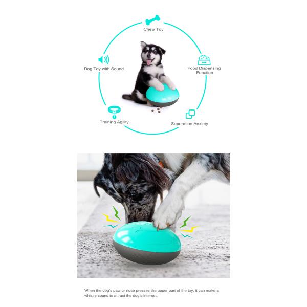 Factory Wholesale Supplier Designer New Interactive Squeaking Leaking Food Grinding Teeth Slow Feeder Dog Puzzle Toys