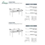 Customized Size Uplift Standing Desk Office Desks Assembly Made Effortless
